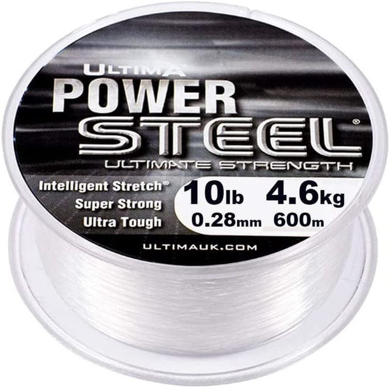 Ultima Unisex'S E0071 Power Steel Super Strong Mono Fishing Line, Crystal, 0.28 Mm - 10.0 Lb Sporting Goods > Outdoor Recreation > Fishing > Fishing Lines & Leaders Ultima   