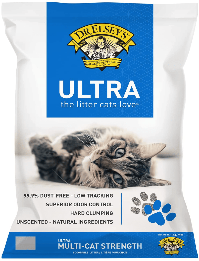 Ultra Premium Clumping Cat Litter Animals & Pet Supplies > Pet Supplies > Cat Supplies > Cat Litter Dr. Elsey's Ultra 39.99 Pound (Pack of 1) 