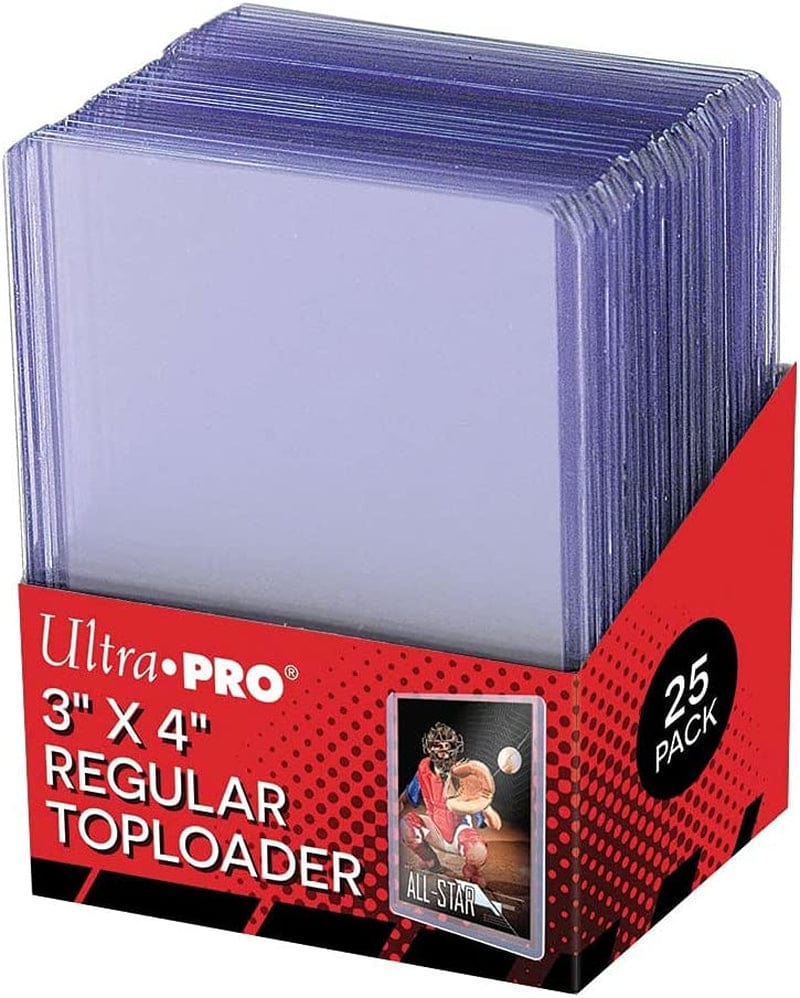 Ultra Pro 25 3 X 4 Top Loader Card Holder for Baseball, Football, Basketball, Hockey, Golf, Single Sports Cards Top Loads - Sportcards Card Collecting Supplies (2 Pack) (1 Pack) Sporting Goods > Outdoor Recreation > Winter Sports & Activities AGD   