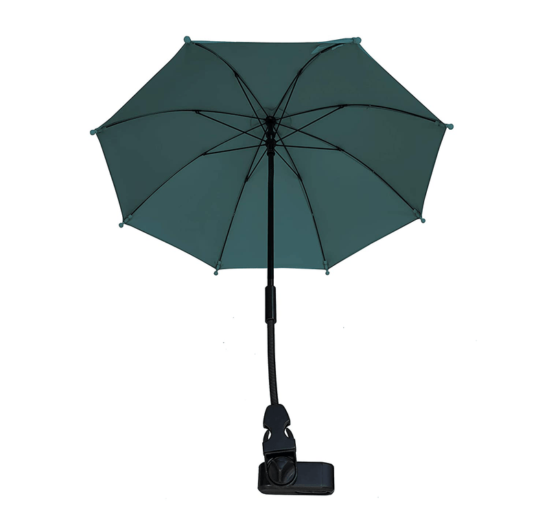 Umenice Baby Stroller Sun Protection Parasol UPF 50+ UV Protect Pushchair Sun Parasol Green Home & Garden > Lawn & Garden > Outdoor Living > Outdoor Umbrella & Sunshade Accessories umenice   