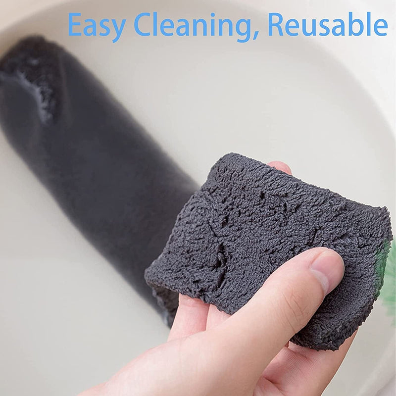 Under Appliance Duster Refills, 4 Pieces Gap Dust Cleaner ’S Replacement Sleeves. Reusable Microfiber Cloth Cover for Slim Dusting Tool Cleaning Gadgets. Grey by Jonbyi
