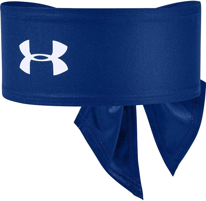 Under Armour Adult Tie Headband Sporting Goods > Outdoor Recreation > Winter Sports & Activities Under Armour Accessories Royal (400)/White One Size Fits Most 