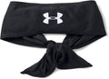 Under Armour Adult Tie Headband Sporting Goods > Outdoor Recreation > Winter Sports & Activities Under Armour Accessories Black (001)/White One Size 