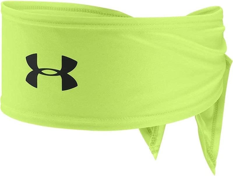 Under Armour Adult Tie Headband Sporting Goods > Outdoor Recreation > Winter Sports & Activities Under Armour Accessories Lime Fizz (291)/Baroque Green One Size 