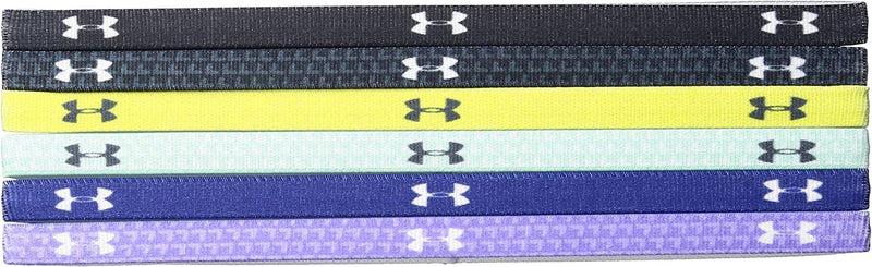 Under Armour Girls' Graphic Headbands 6-Pack Sporting Goods > Outdoor Recreation > Winter Sports & Activities Under Armour Apparel Black (001)/White One Size 