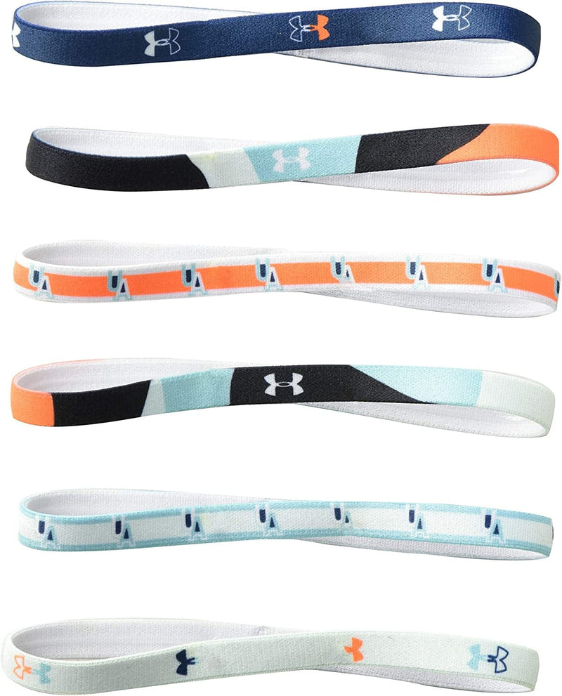 Under Armour Girls' Graphic Headbands 6-Pack Sporting Goods > Outdoor Recreation > Winter Sports & Activities Under Armour Apparel Rift Blue (462)/White One Size 