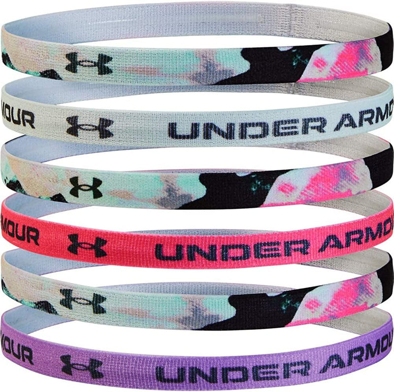 Under Armour Girls' Graphic Headbands 6-Pack Sporting Goods > Outdoor Recreation > Winter Sports & Activities Under Armour Apparel White (104)/Jet Gray One Size 
