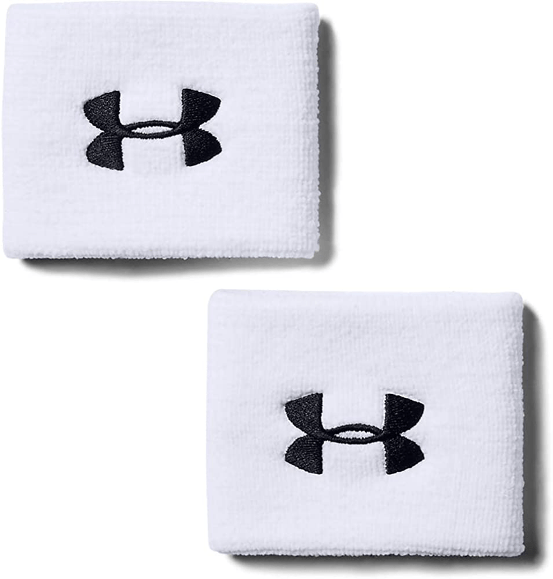 Under Armour Men's 3-inch Performance Wristband 2-Pack Sporting Goods > Outdoor Recreation > Winter Sports & Activities Under Armour White (100)/Black One Size 