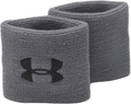 Under Armour Men's 3-inch Performance Wristband 2-Pack Sporting Goods > Outdoor Recreation > Winter Sports & Activities Under Armour Graphite (040)/Black One Size 