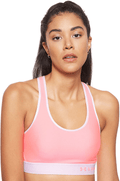 Under Armour Women's Armour Mid Keyhole Sports Bra Apparel & Accessories > Clothing > Underwear & Socks > Bras Under Armour Mojo Pink (641)/Mojo Pink X-Large 