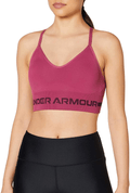 Under Armour Women's Seamless Low Impact Long Bra Apparel & Accessories > Clothing > Underwear & Socks > Bras Under Armour Apparel Pink Quartz/Polaris Purple Small 