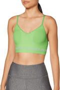 Under Armour Women's Seamless Low Impact Long Bra Apparel & Accessories > Clothing > Underwear & Socks > Bras Under Armour Summer Lime (162)/White Small 