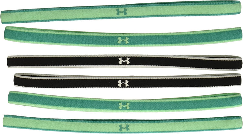 Under Armour Womens Mini Athletic Headbands, 6-Pack Sporting Goods > Outdoor Recreation > Winter Sports & Activities Under Armour Accessories Black (010)/White One Size 