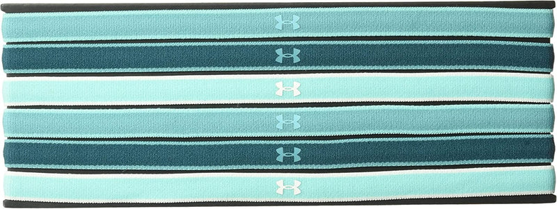 Under Armour Womens Mini Athletic Headbands, 6-Pack Sporting Goods > Outdoor Recreation > Winter Sports & Activities Under Armour Accessories Tropical Tide (425)/White One Size 