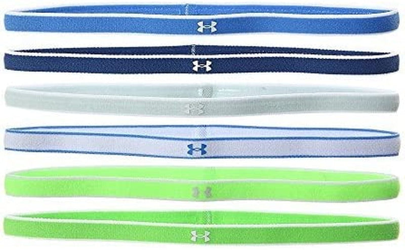 Under Armour Womens Mini Athletic Headbands, 6-Pack Sporting Goods > Outdoor Recreation > Winter Sports & Activities Under Armour Accessories Heron (480)/White One Size 