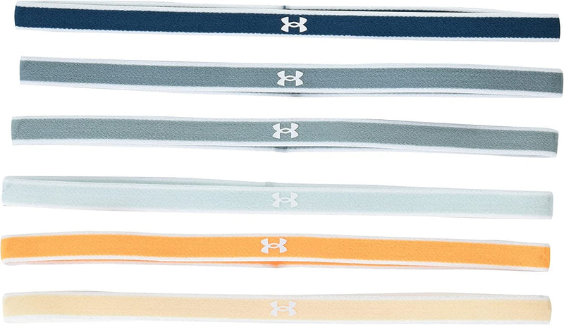 Under Armour Womens Mini Athletic Headbands, 6-Pack Sporting Goods > Outdoor Recreation > Winter Sports & Activities Under Armour Accessories (716) Tourmaline Teal / Fresco Green / White One Size 