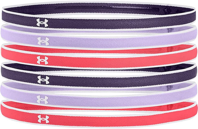 Under Armour Womens Mini Athletic Headbands, 6-Pack Sporting Goods > Outdoor Recreation > Winter Sports & Activities Under Armour Twilight Purple (500)/Brilliance One Size 