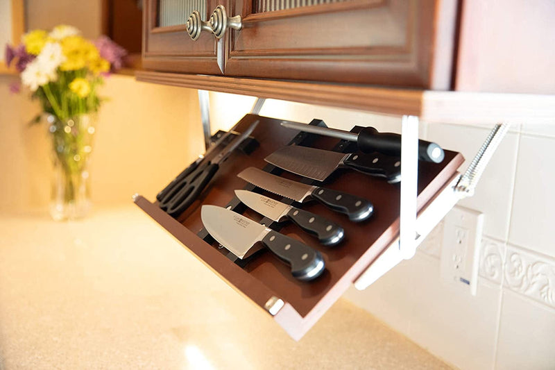Under Cabinet Knife Storage Home & Garden > Kitchen & Dining > Kitchen Tools & Utensils > Kitchen Knives The Drop Block   