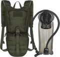 Unigear Tactical Hydration Packs Backpack 1050D with 2.5L Water Bladder, Thermal Insulation Pack Keeps Liquid Cool up to 4 Hours for Hiking, Cycling, Hunting and Climbing Sporting Goods > Outdoor Recreation > Camping & Hiking > Hiking Poles Unigear Green  