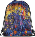 Unique Tye Dye Art Drawstring Backpack String Bags Resistant Foldable for Sport Gym Beach Yoga Travel Home & Garden > Household Supplies > Storage & Organization FEAIYEA Purple  