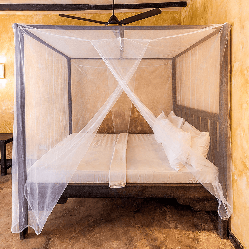 Universal Backpackers Mosquito Net for Single to King-Sized Beds – 2 Side Openings & 6 Hanging Loops – Decorative Rectangular Shape for Home & Travel – Bed Canopy Hanging Kit & Carrying Bag Included Sporting Goods > Outdoor Recreation > Camping & Hiking > Mosquito Nets & Insect Screens Universal Backpackers   