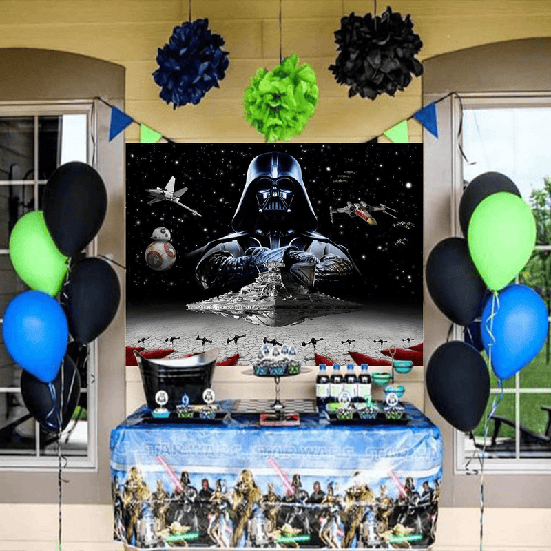 Universe Wars Backdrop | Boy Birthday Party Supplies Banner Photography Background Decorations Photo Booth Props Party Decor Home & Garden > Decor > Seasonal & Holiday Decorations COAIND   