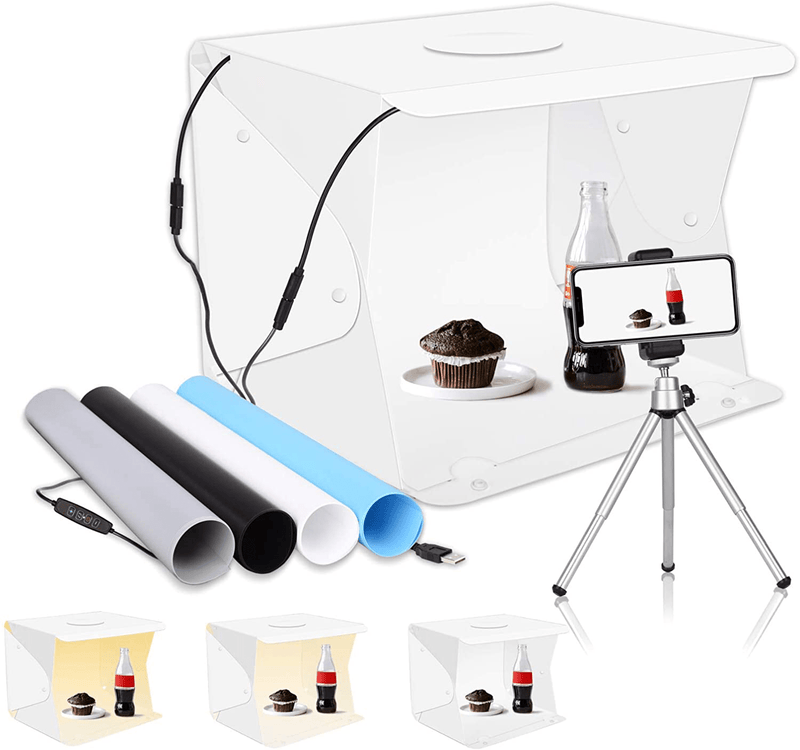 Upgrade Emart 14" x 16" Photography Table Top Light Box 104 LED Portable Photo Studio Shooting Tent Cameras & Optics > Photography > Lighting & Studio EMART Default Title  