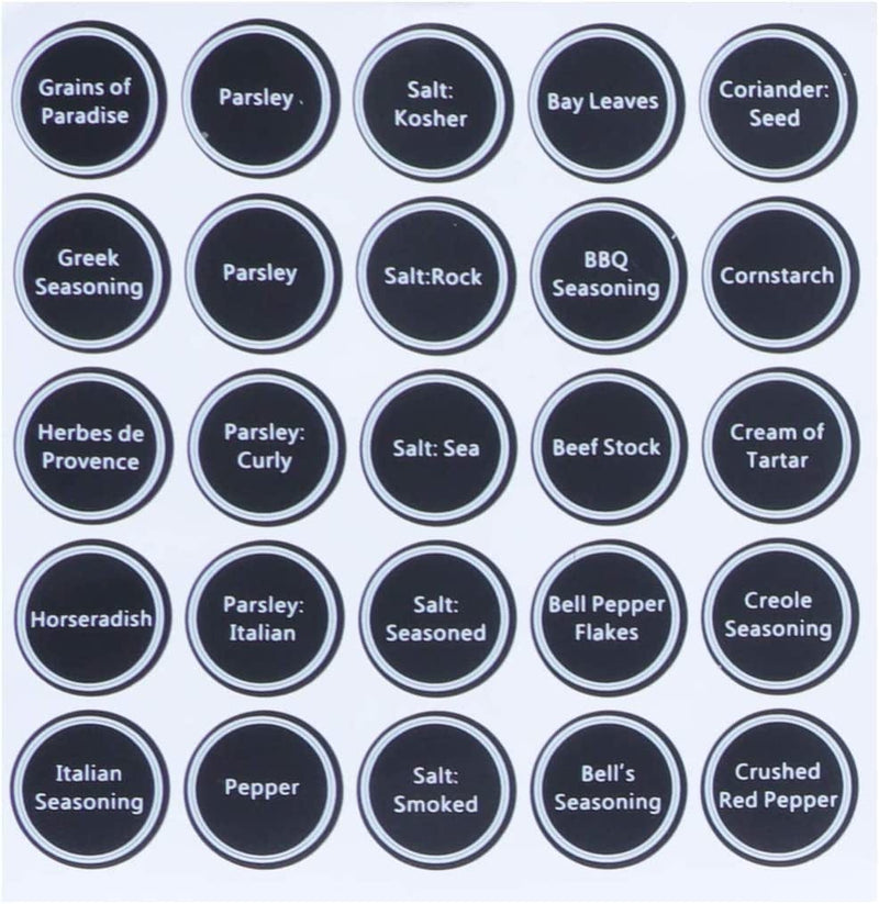 UPKOCH 13 Sheets Chalkboard Labels Spice Jars Labels Pantry Stickers Blackboard Stickers for Kitchen Storage Mason Jars Containers Cups Glass Bottles Hot Sauce Dasher Home & Garden > Decor > Decorative Jars UPKOCH   