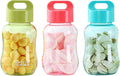 UPSTYLE 6Oz Kids Small Water Bottle for School Food Grade Plastic Mini Cute Juice Travel Sports Wide Mouth Mugs in Bulk for Milk/Coffee/Tea Kitchen Storage Cups for Snacks Lunch Box Home & Garden > Decor > Decorative Jars UPSTYLE 3 colors a set  