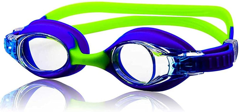 Uptsky Kids Swimming Goggles High-Definition Anti-Fog Swim Goggles for Boys and Girls with Free Nose Cover Sporting Goods > Outdoor Recreation > Boating & Water Sports > Swimming > Swim Goggles & Masks Uptsky Blue  