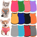 URATOT 12 Pieces Dog Shirts Pure Color Pet T Shirt Dog Outfit Soft and Breathable Pet Puppy Blank Clothes for Cats and Dogs, Size Small Animals & Pet Supplies > Pet Supplies > Dog Supplies > Dog Apparel URATOT Green, Yellow, Red, Black, Mixed Colors Small 