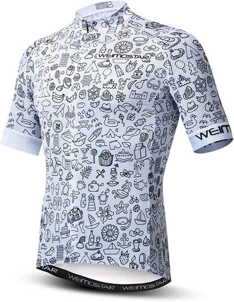 USA Cycling Jersey Men MTB Road Bike Shirt Summer Biking Tops Short Sleeve Cycle Clothes Sports Wear Breathable Quick Dry Sporting Goods > Outdoor Recreation > Cycling > Cycling Apparel & Accessories JPOJPO   