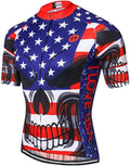 USA Cycling Jersey Men MTB Road Bike Shirt Summer Biking Tops Short Sleeve Cycle Clothes Sports Wear Breathable Quick Dry Sporting Goods > Outdoor Recreation > Cycling > Cycling Apparel & Accessories JPOJPO I Love Usa 3X-Large 