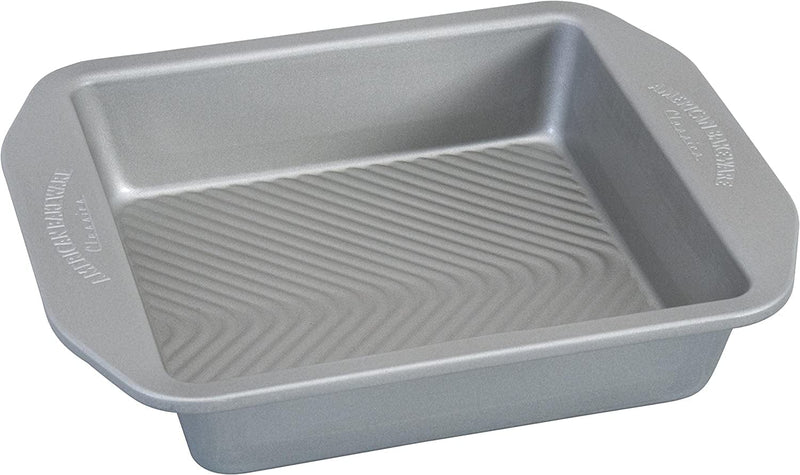 USA Pan 1120BW-3-ABC-1 American Bakeware Classics 8-Inch Square Cake and Brownie Pan, Aluminized Steel Home & Garden > Kitchen & Dining > Cookware & Bakeware USA Pan 8-Inch Square Pan  