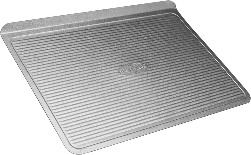 USA Pan Bakeware Cookie Sheet, Large, Warp Resistant Nonstick Baking Pan, Made in the USA from Aluminized Steel,Silver