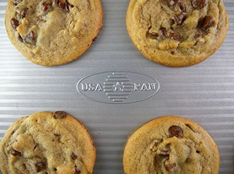 USA Pan Bakeware Cookie Sheet, Large, Warp Resistant Nonstick Baking Pan, Made in the USA from Aluminized Steel,Silver Home & Garden > Kitchen & Dining > Cookware & Bakeware USA Pan   