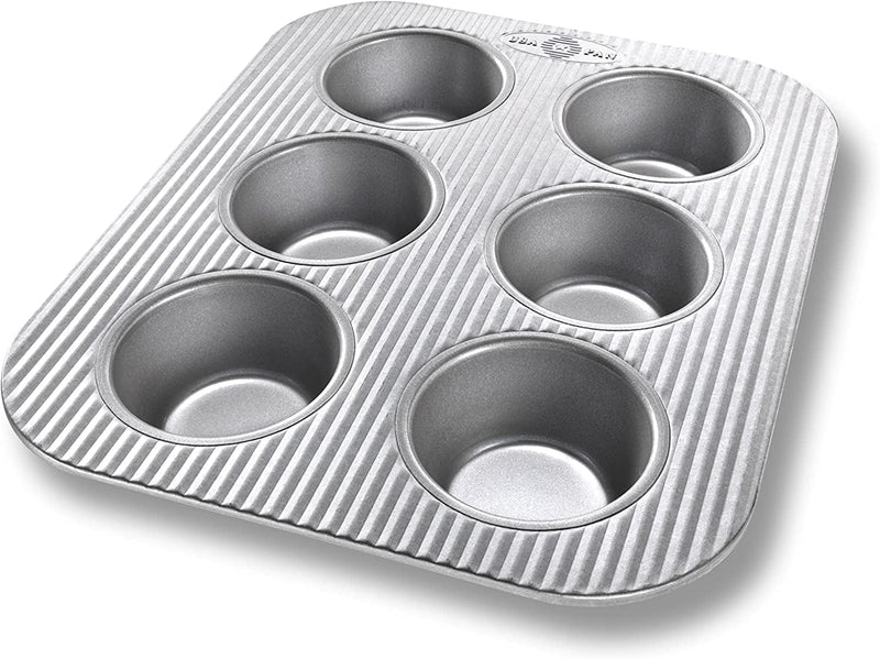 USA Pan Bakeware Muffin Pan, 12-Well, Aluminized Steel Home & Garden > Kitchen & Dining > Cookware & Bakeware USA Pan Toaster Oven Muffin Pan  