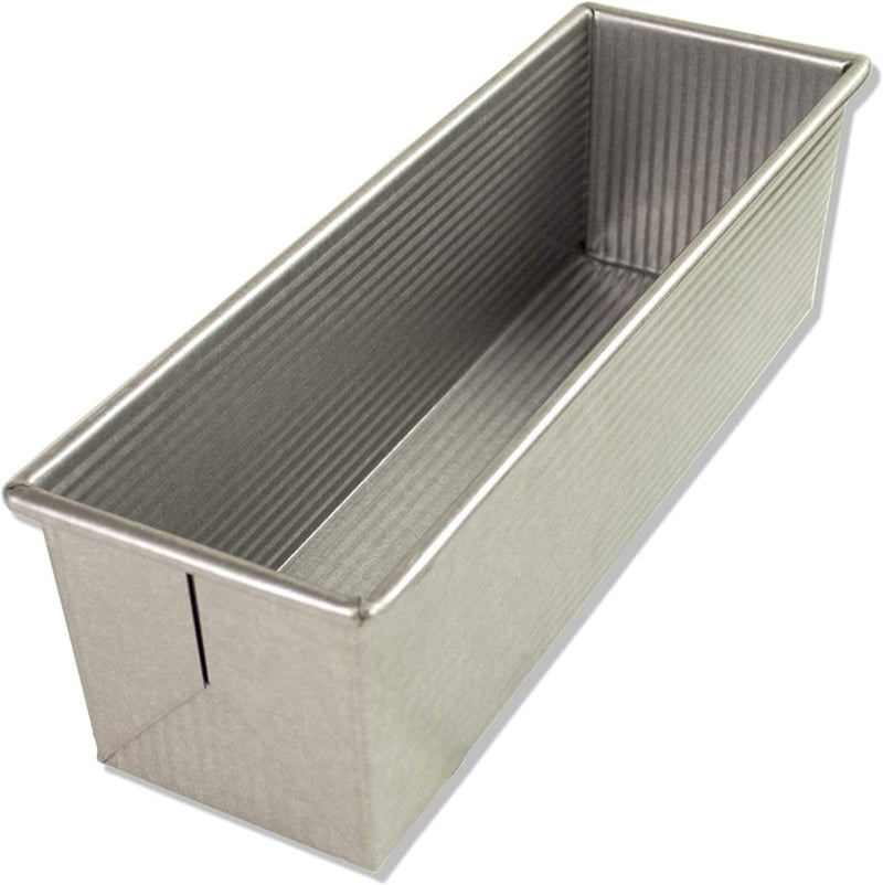 USA Pan Bakeware Pullman Loaf Pan with Cover, 13 X 4 Inch, Nonstick & Quick Release Coating, Made in the USA from Aluminized Steel Home & Garden > Kitchen & Dining > Cookware & Bakeware USA Pan Large Pullman Pan Pan 