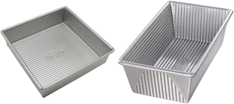 USA Pan Bakeware Rectangular Cake Pan, 9 X 13 Inch, Nonstick & Quick Release Coating, Made in the USA from Aluminized Steel Home & Garden > Kitchen & Dining > Cookware & Bakeware USA Pan Square Cake Pan Pan + Loaf Pan 8-Inch