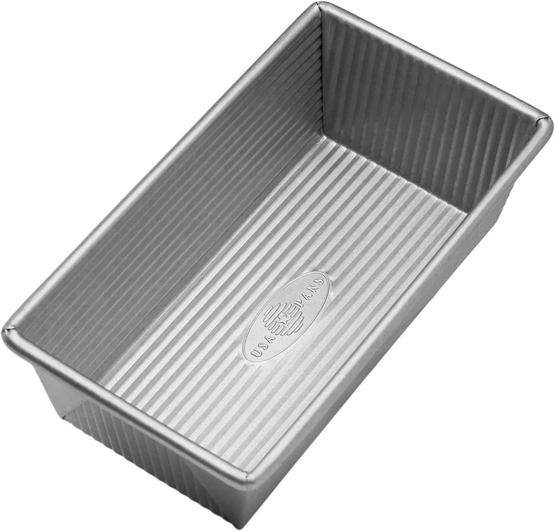 USA Pan Nonstick Standard Bread Loaf Pan, 1 Pound, Aluminized Steel Home & Garden > Kitchen & Dining > Cookware & Bakeware USA Pans Loaf Pan 1 Pound 