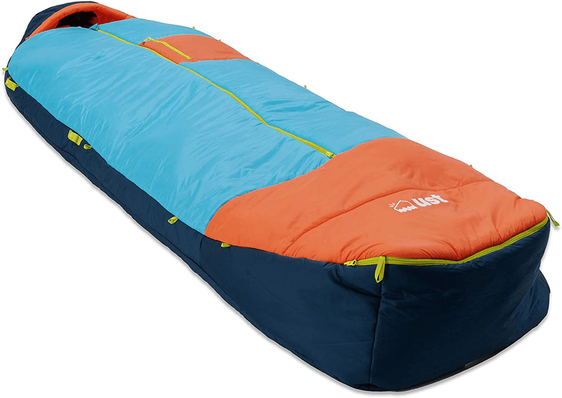 Ust Monarch Sleeping Bag with Temp Control, Heavy Duty Construction, Pillow Option and Carry Case for Camping, Hiking, Backpacking and Outdoors