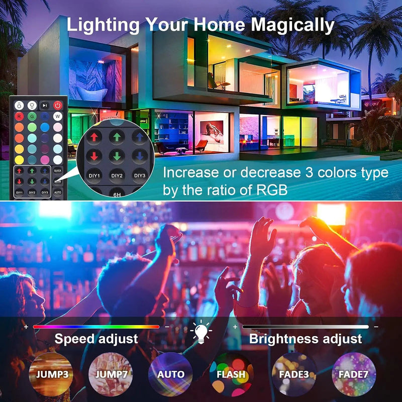 USTELLAR 4 Pack 25W RGB LED Flood Light 250W Equiv. Outdoor Color Changing Stage Lights Indoor Floodlights Floor Lamp Party Uplighting for Events Colored Spotlight Uplight Halloween Christmas Lights Home & Garden > Lighting > Flood & Spot Lights USTELLAR   