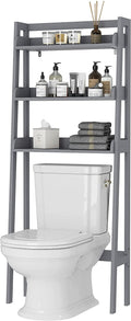 UTEX 3-Shelf Bathroom Organizer over the Toilet, 3-Tier Bathroom Shelf over the Toilet, Bathroom Spacesaver (White)