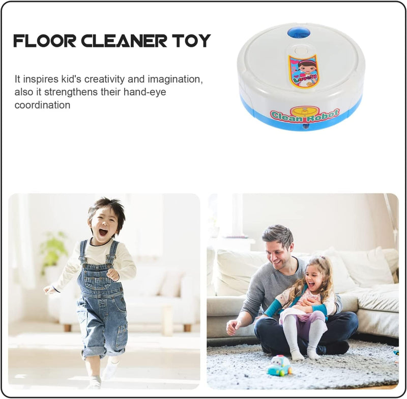 UTHCLO Funny Simulated for Robot Duster Fake Toy Color Children Christmas Housework Random Educational Unique Play Role Home Appliance Smooth Toys Role-Playing House Cleaning Education Home & Garden > Household Supplies > Household Cleaning Supplies UTHCLO   
