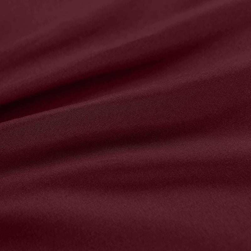 Utopia Bedding Comforter Duvet Insert - Quilted Comforter with Corner Tabs - Box Stitched down Alternative Comforter (Queen, Burgundy/Red)