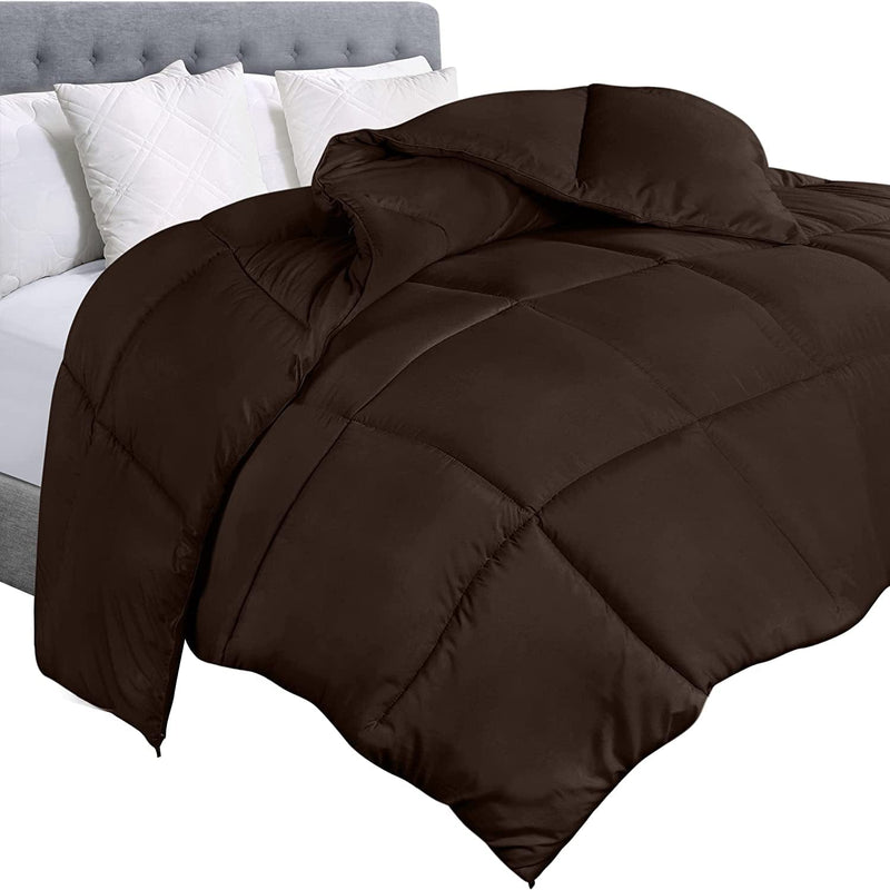 Utopia Bedding Comforter Duvet Insert - Quilted Comforter with Corner Tabs - Box Stitched down Alternative Comforter (Queen, Burgundy/Red) Home & Garden > Linens & Bedding > Bedding > Quilts & Comforters Utopia Bedding Chocolate King 