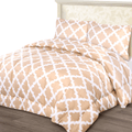 Utopia Bedding Printed Comforter Set (King/Cal King, Grey) with 2 Pillow Shams - Luxurious Brushed Microfiber - Down Alternative Comforter - Soft and Comfortable - Machine Washable Home & Garden > Linens & Bedding > Bedding > Quilts & Comforters Utopia Bedding Beige Queen 