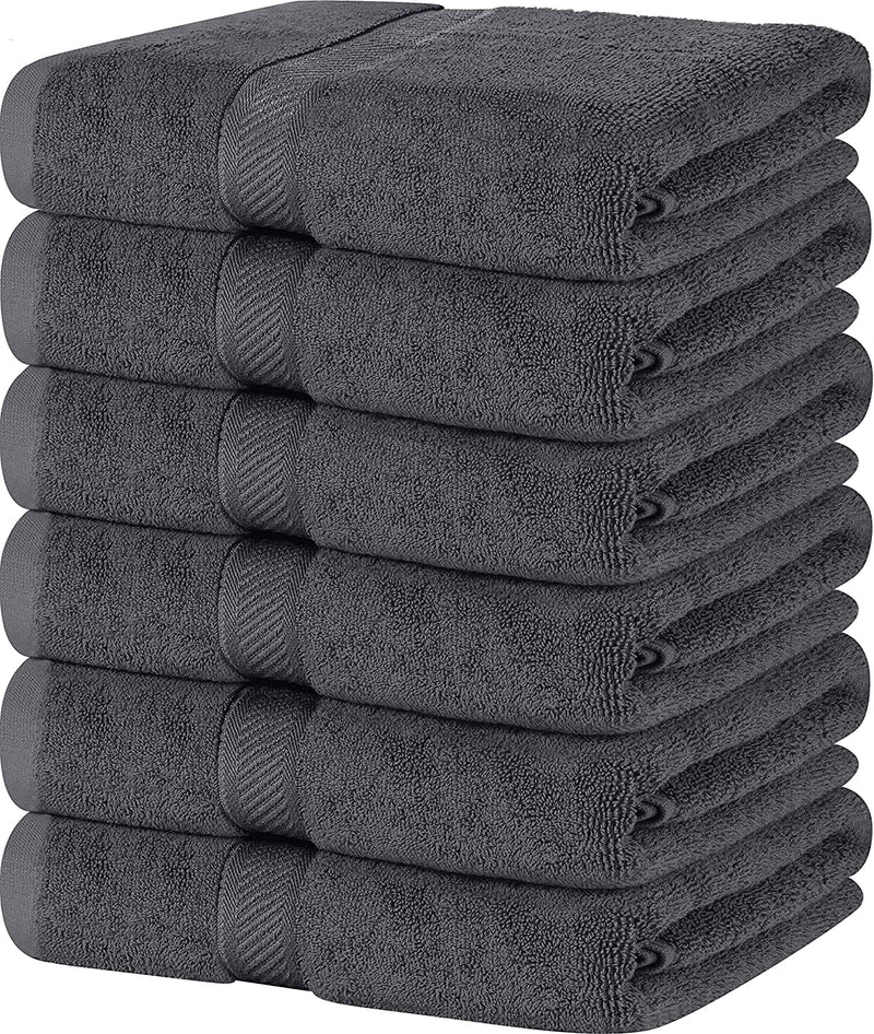 Utopia Towels [6 Pack Bath Towel Set, 100% Ring Spun Cotton (24 X 48 Inches) Medium Lightweight and Highly Absorbent Quick Drying Towels, Premium Towels for Hotel, Spa and Bathroom (White) Animals & Pet Supplies > Pet Supplies > Bird Supplies > Bird Cages & Stands Utopia Towels Grey 24 x 48 Inches 
