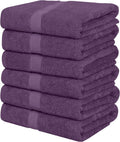 Utopia Towels [6 Pack Bath Towel Set, 100% Ring Spun Cotton (24 X 48 Inches) Medium Lightweight and Highly Absorbent Quick Drying Towels, Premium Towels for Hotel, Spa and Bathroom (White)
