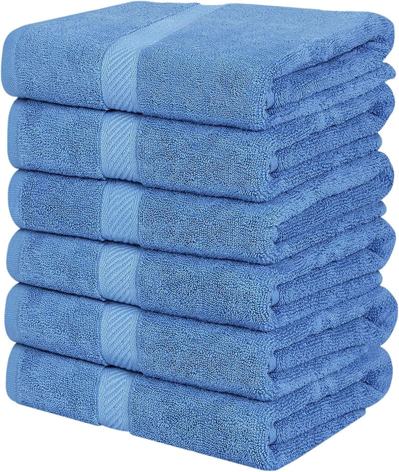 Utopia Towels [6 Pack Bath Towel Set, 100% Ring Spun Cotton (24 X 48 Inches) Medium Lightweight and Highly Absorbent Quick Drying Towels, Premium Towels for Hotel, Spa and Bathroom (White) Animals & Pet Supplies > Pet Supplies > Bird Supplies > Bird Cages & Stands Utopia Towels Electric Blue 24 x 48 Inches 